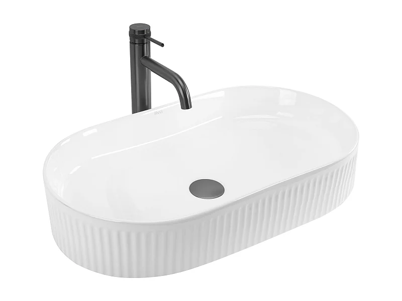 Vasque À Poser Rea Vanda 61 White