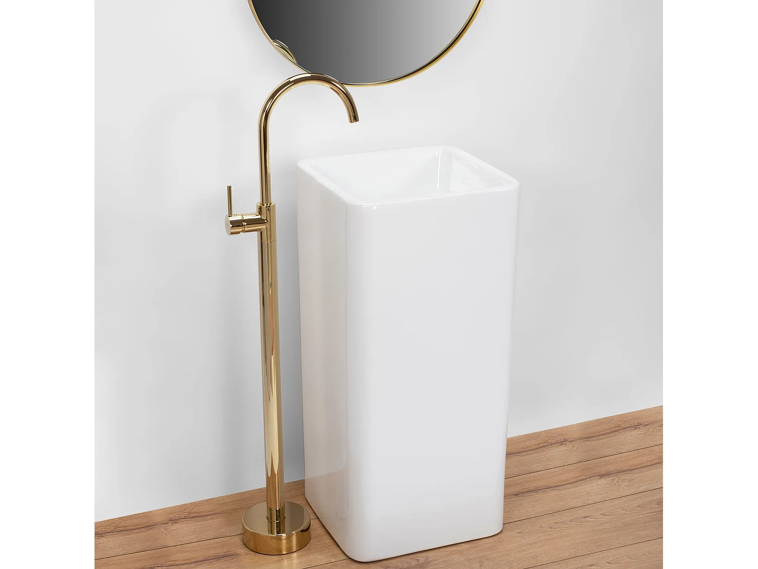 Lavabo De Pie Rea Holly White