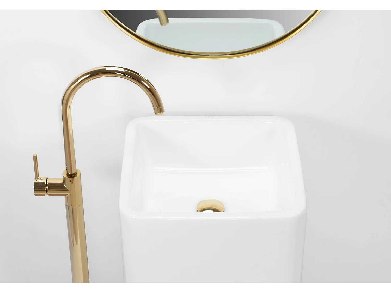 Lavabo De Pie Rea Holly White