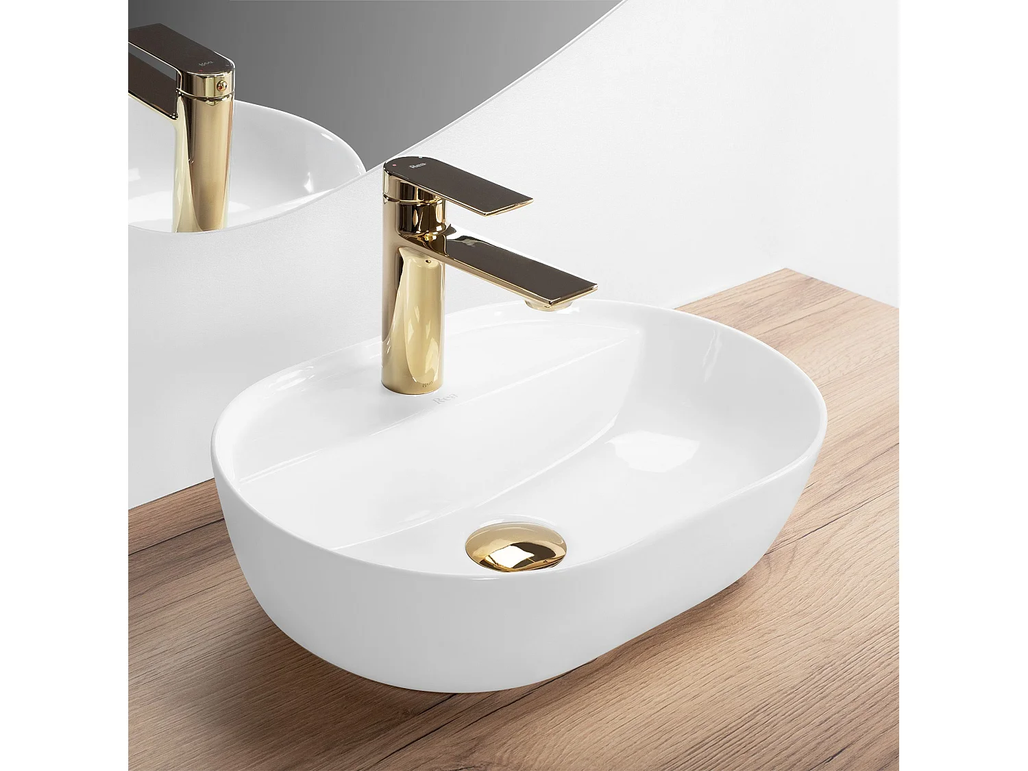 Vasque À Poser Rea Aura 42 White