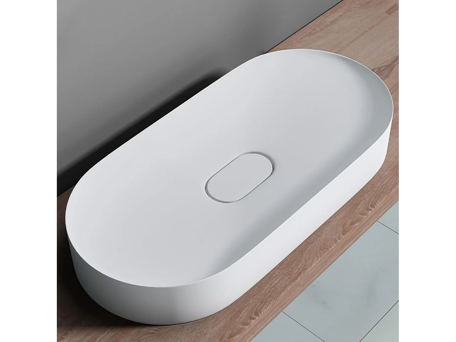 Lavatório Conglomerado Rea Iris 71 White