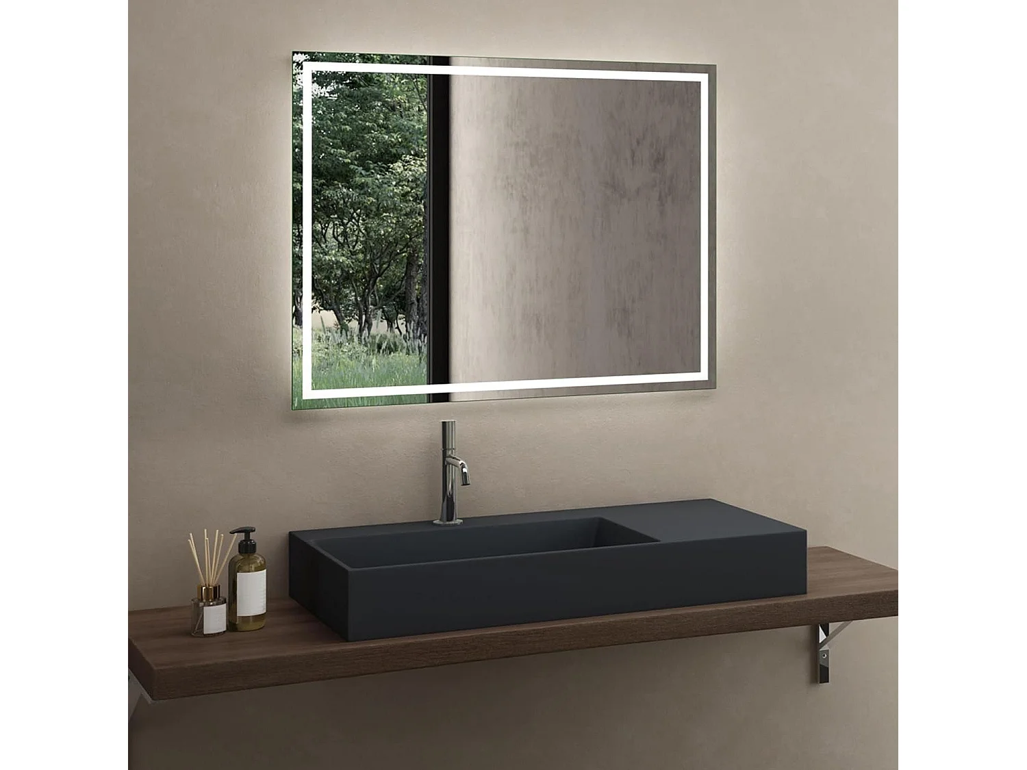 Waschbecken Konglomerat Rea Archi 75 Grey