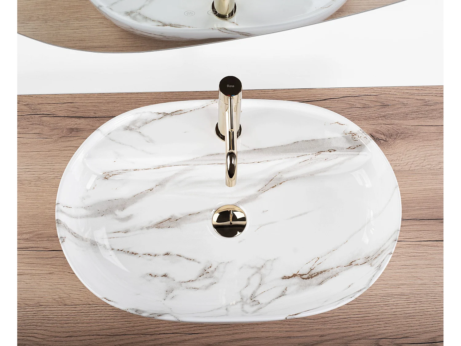 Vasque À Poser Rea Aura Beige