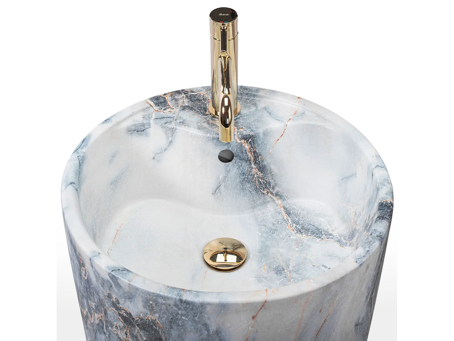 Standwaschbecken Rea Anya Granit Matt Grey