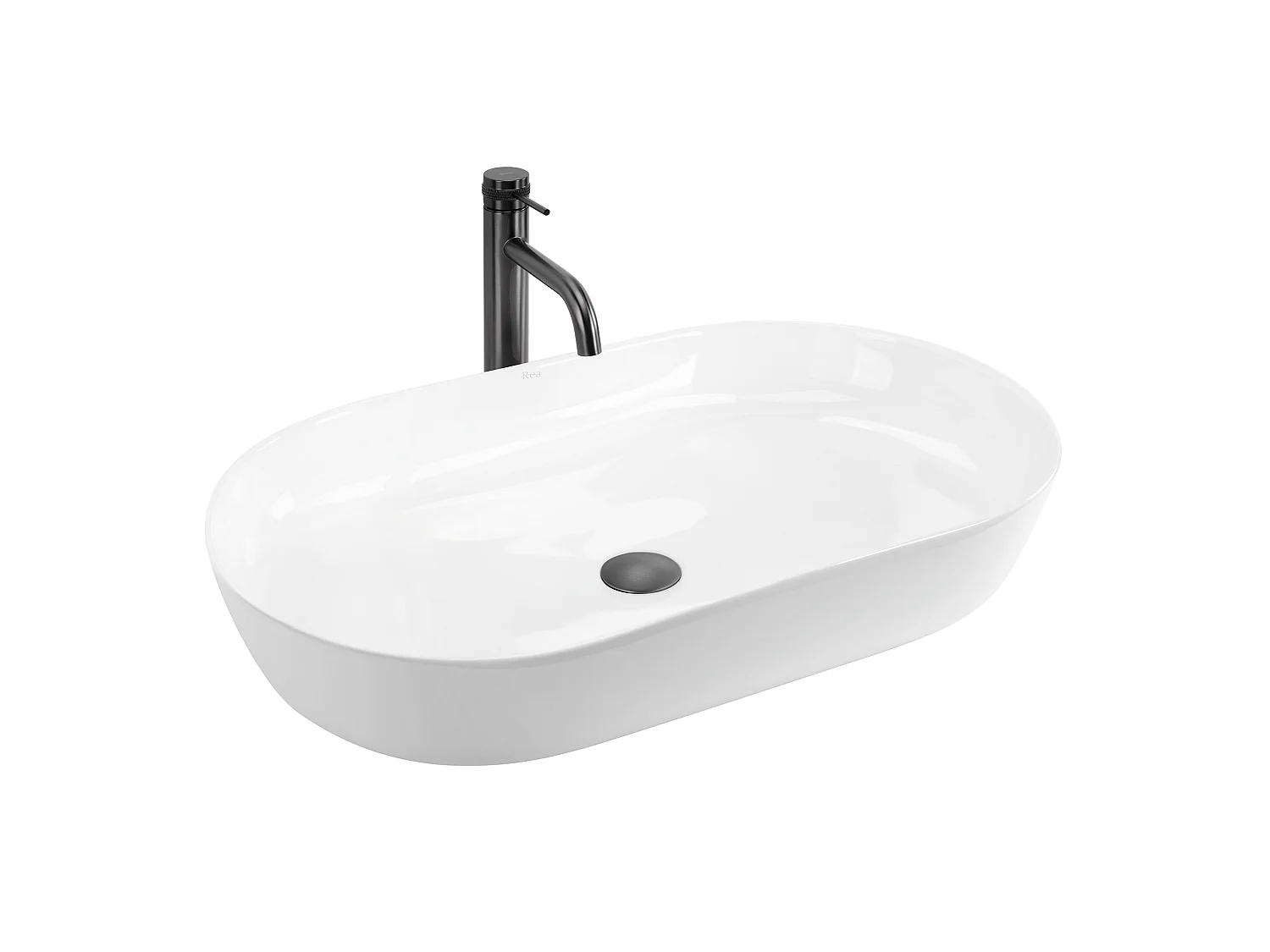 Vasque À Poser Rea Cleo 71 White