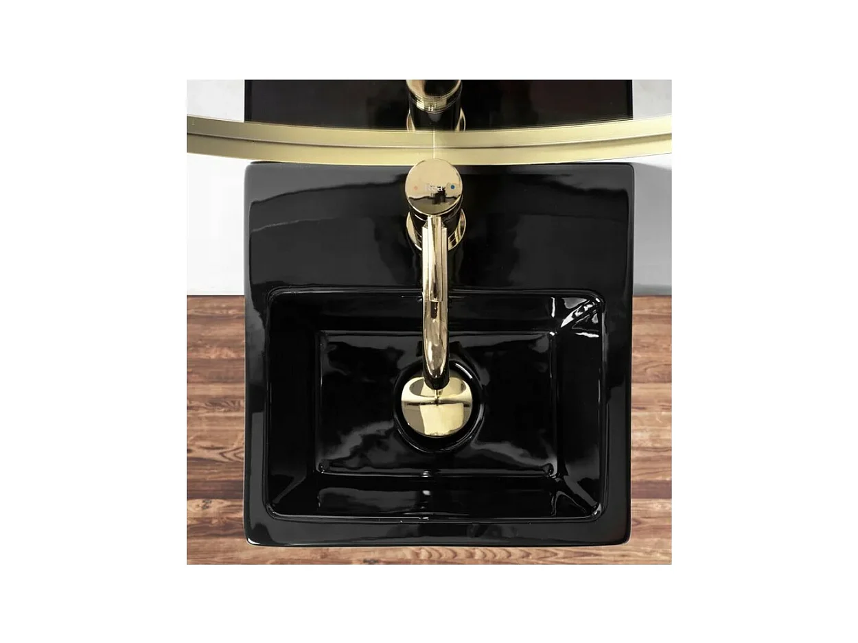 Lavabo De Pie Rea Kamila Black