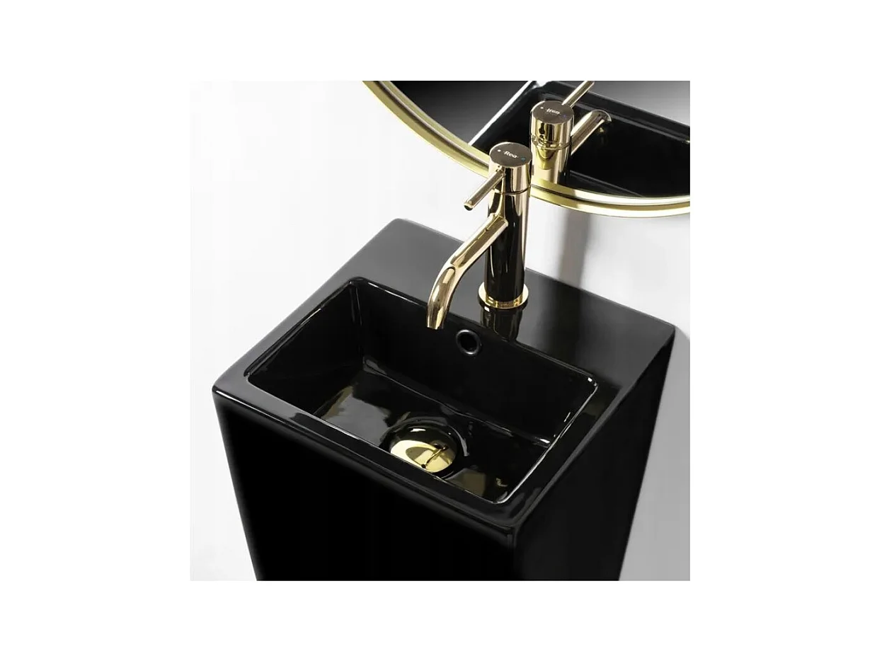 Lavabo De Pie Rea Kamila Black