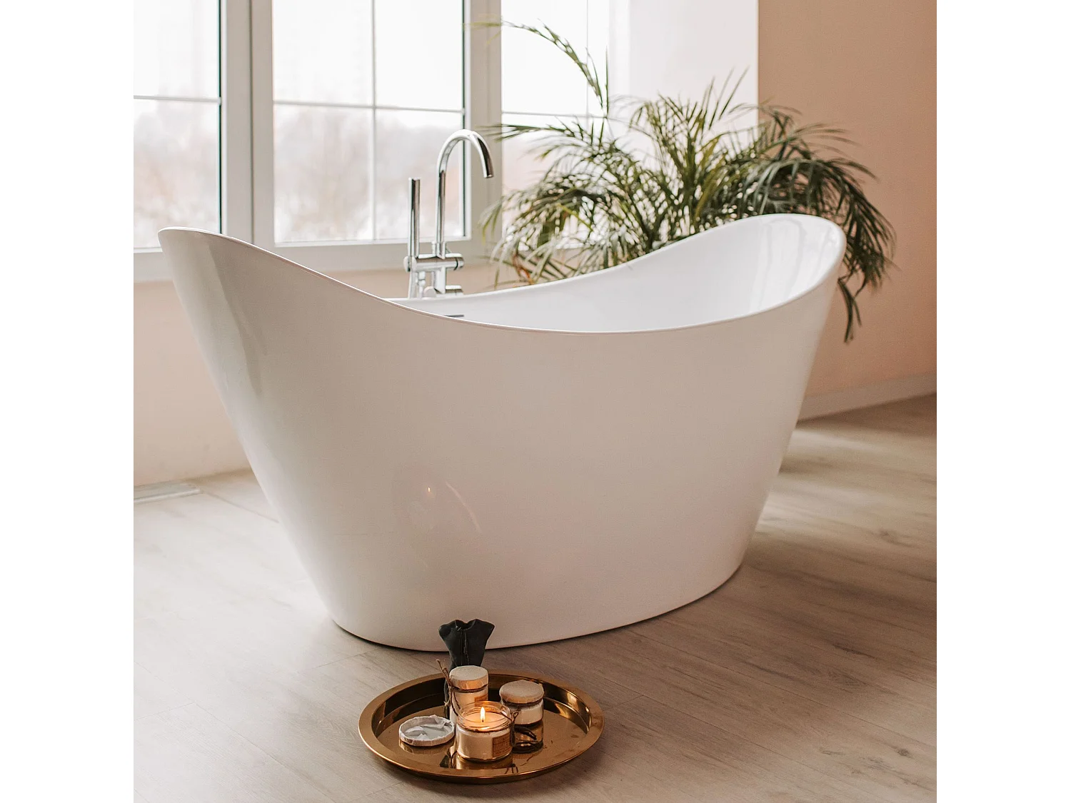 Vasca Bagno Da Terra Rea Ferrano 150 White