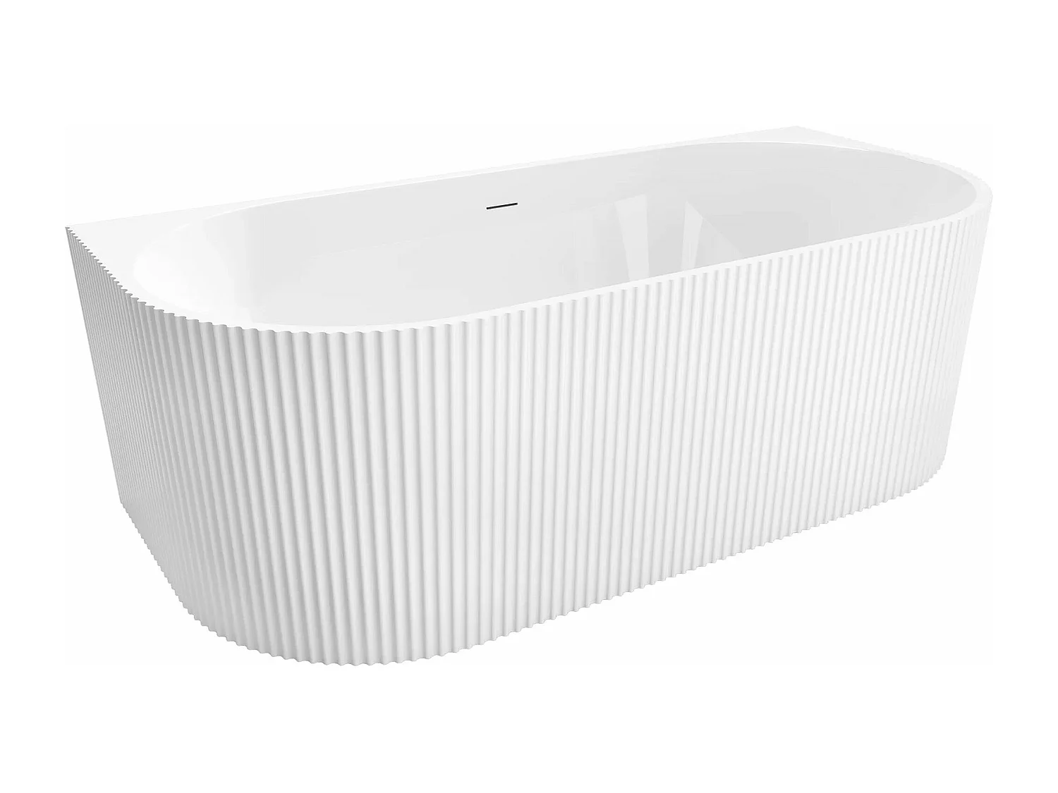 Vasca Bagno A Parete Rea Veneta 170 White