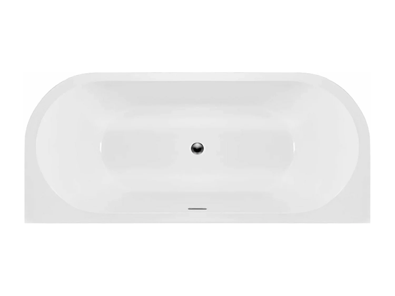 Acryl Wandmontage Badewanne Rea Olimpia 170 White