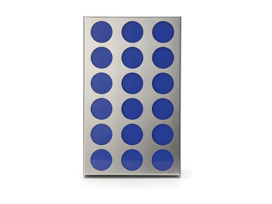 Porta capsule compatibile con Dolce Gusto – Acciaio inox e metacrilato – 18 capsule – KAPSULAS