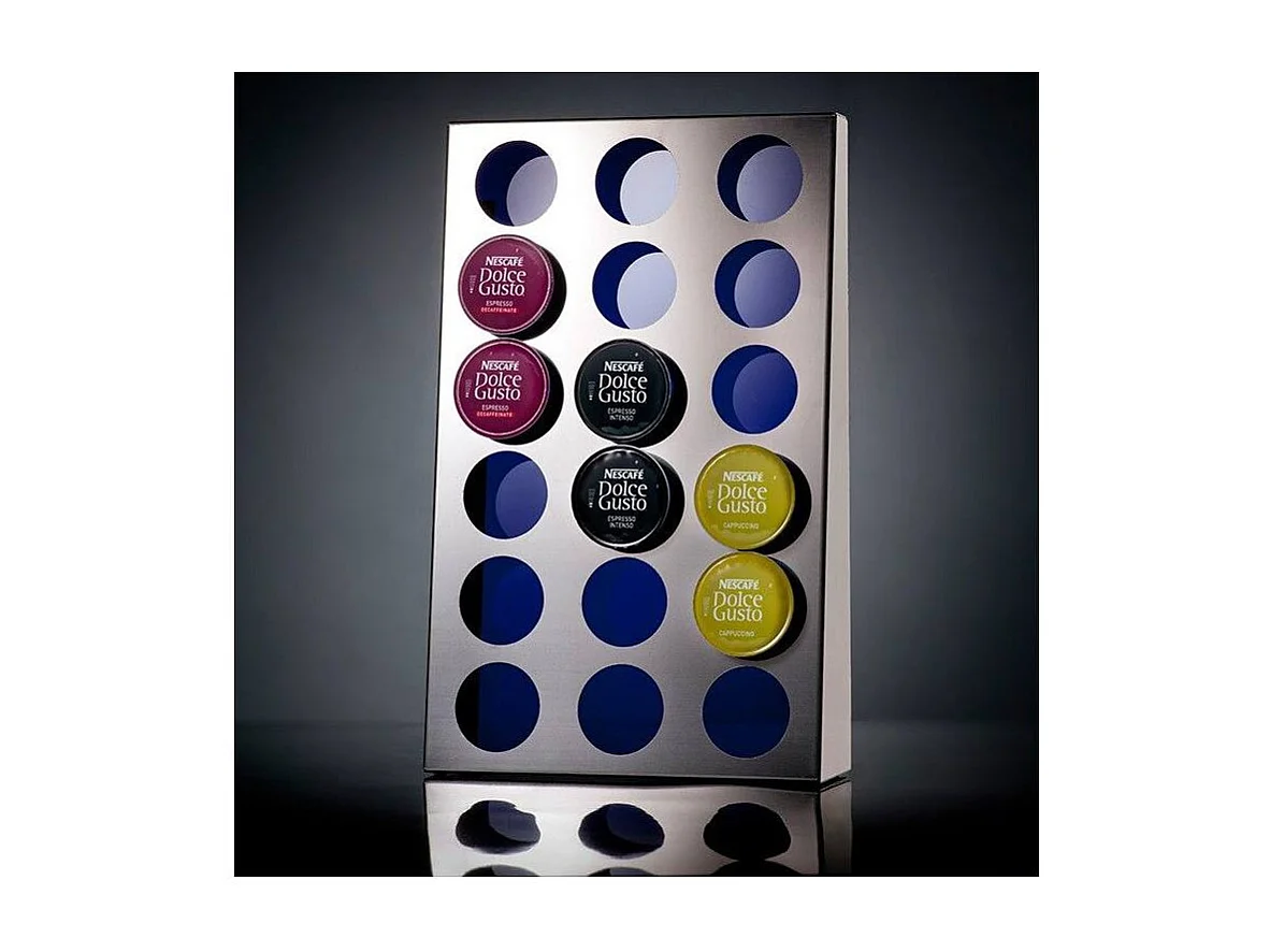 DON HIERRO - Soporte compatible con cápsulas Dolce Gusto® en inox KAPSULAS-