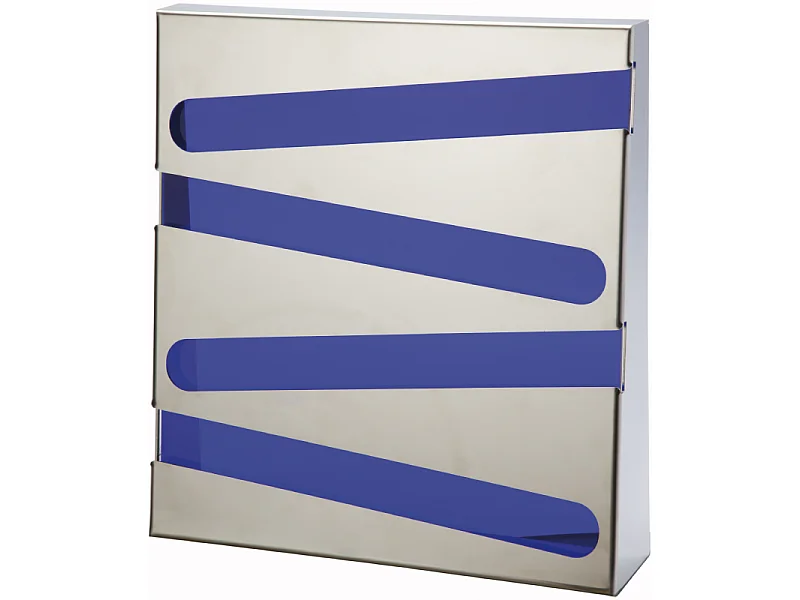 DON HIERRO - Soporte para cápsulas de café, compatible con cápsulas Nespresso – Acero inoxidable y Metacrilato – 32 cápsulas – ZIGZAG-