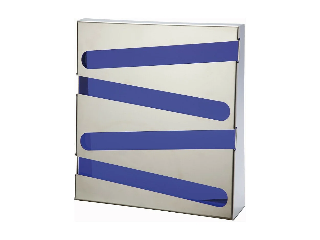 DON HIERRO - Soporte para cápsulas de café, compatible con cápsulas Nespresso – Acero inoxidable y Metacrilato – 32 cápsulas – ZIGZAG-