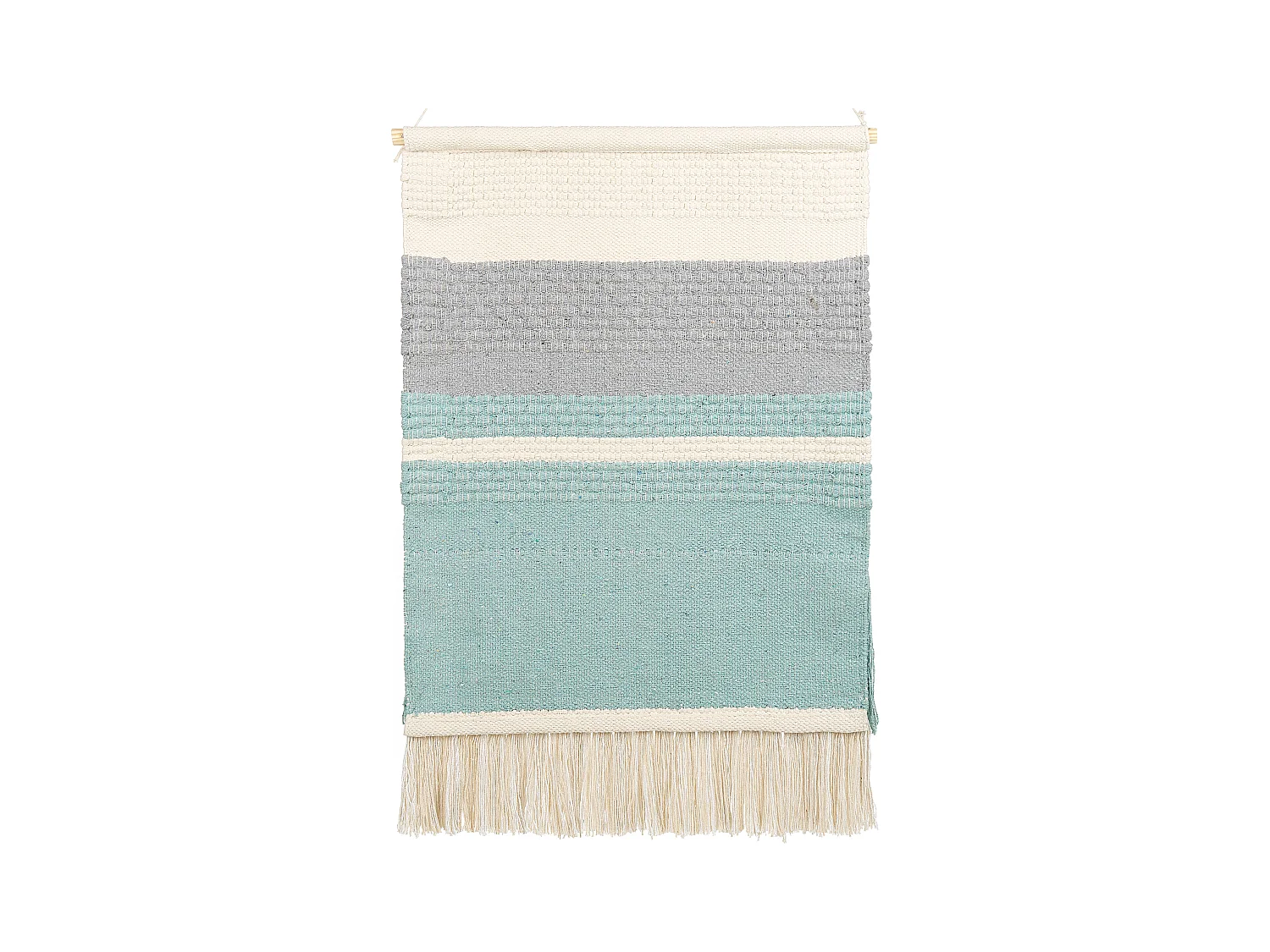 Stoffen wanddecoratie PARIKO Katoen 105 cm Groen