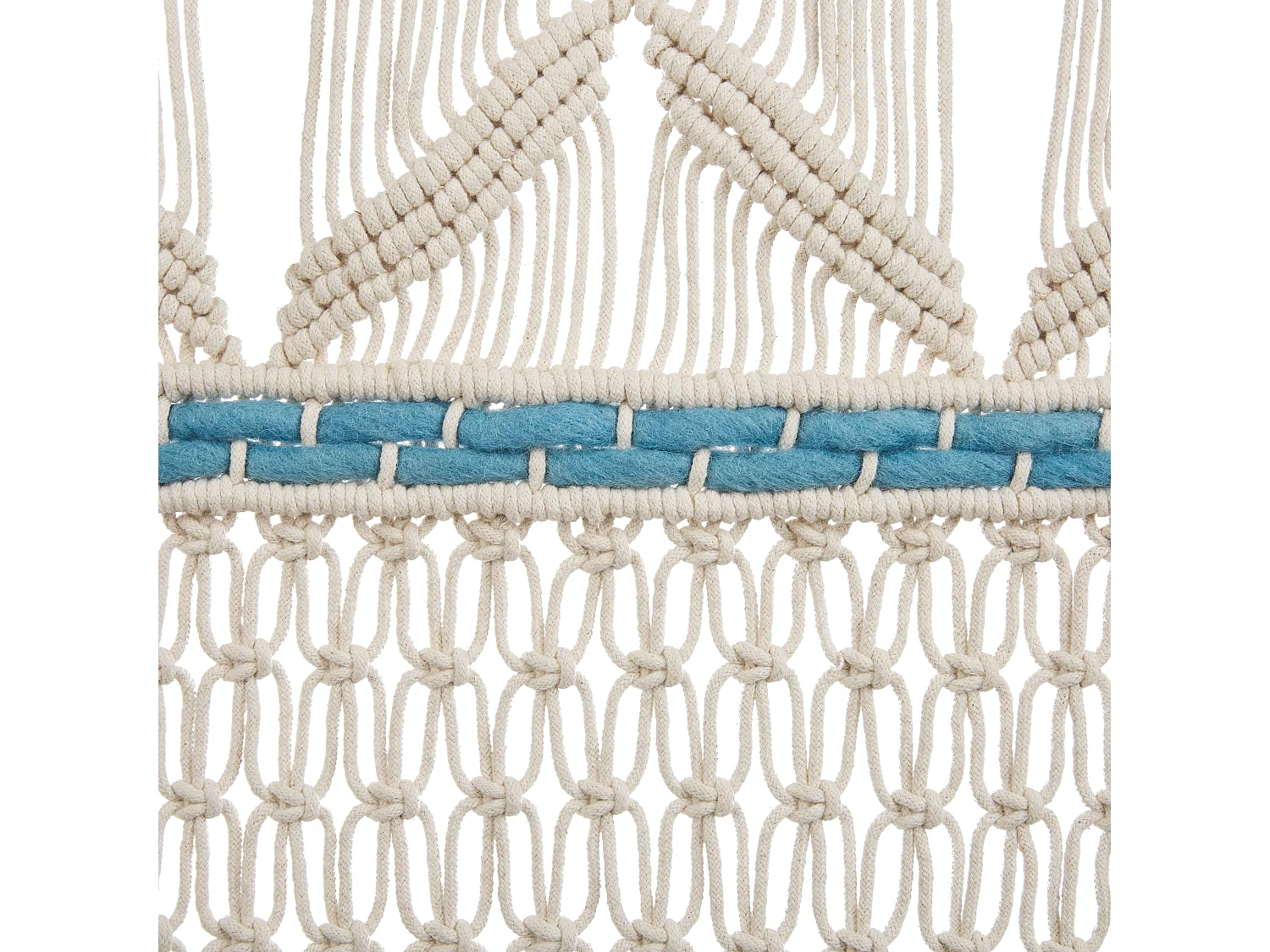 Suspension murale en tissu KALADY Coton 141 cm Beige