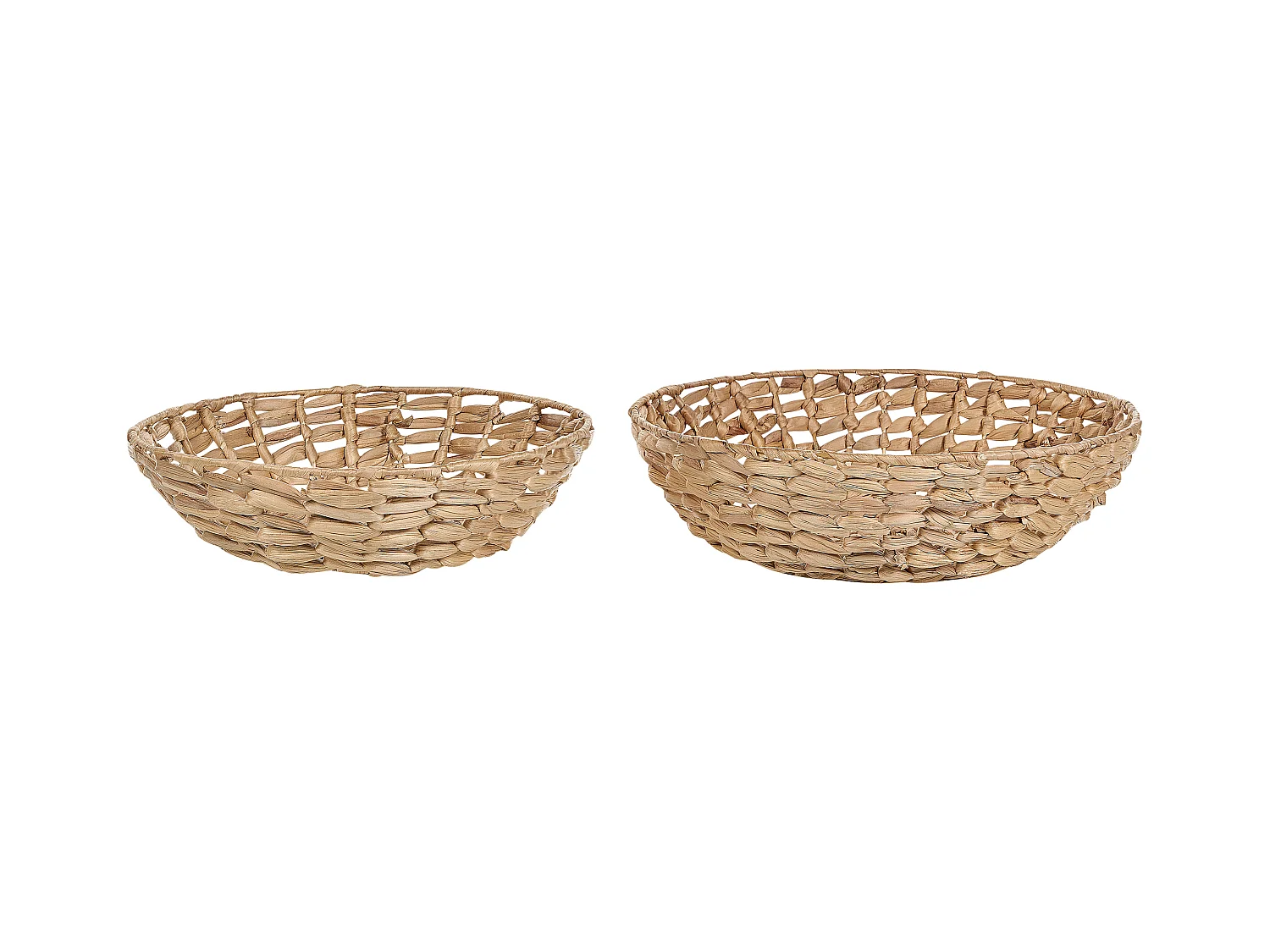 Lot de 2 bols décoratifs DALAT Osier Naturel