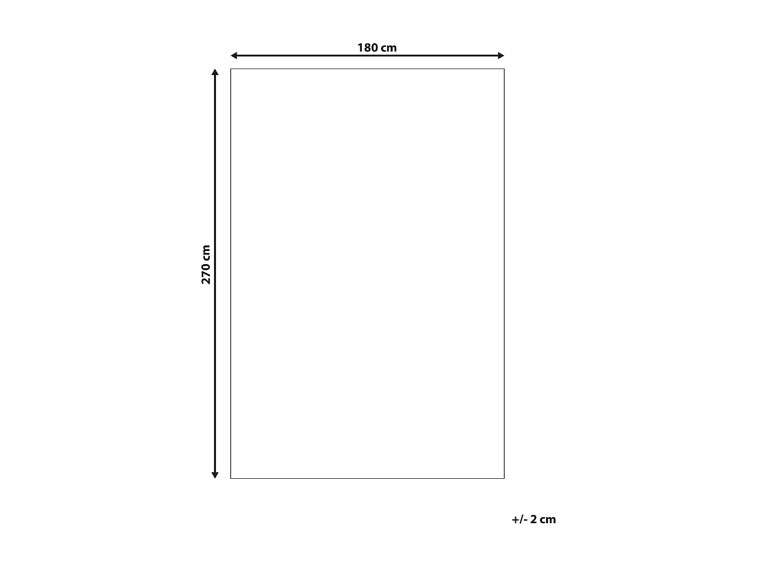 Tappeto per esterni KOTA 180 x 270 cm Verde scuro Reversibile