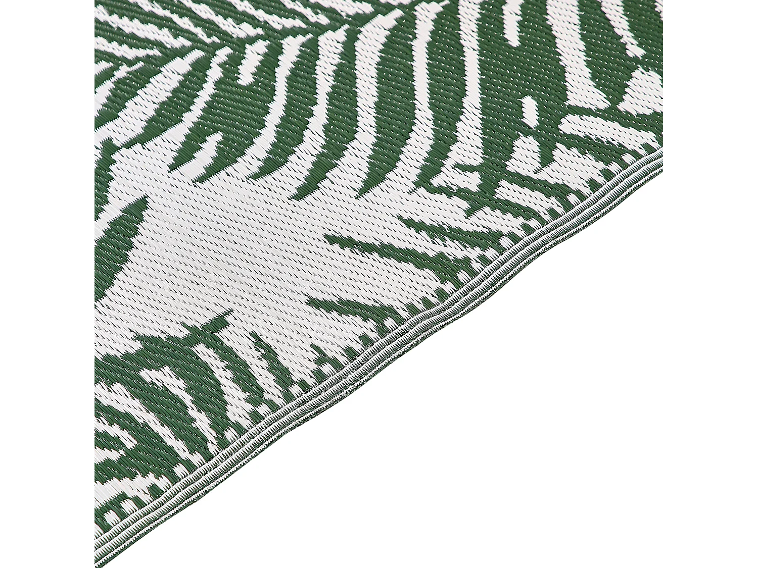 Outdoorteppich KOTA 180 x 270 cm Dunkelgrün Zweiseitig