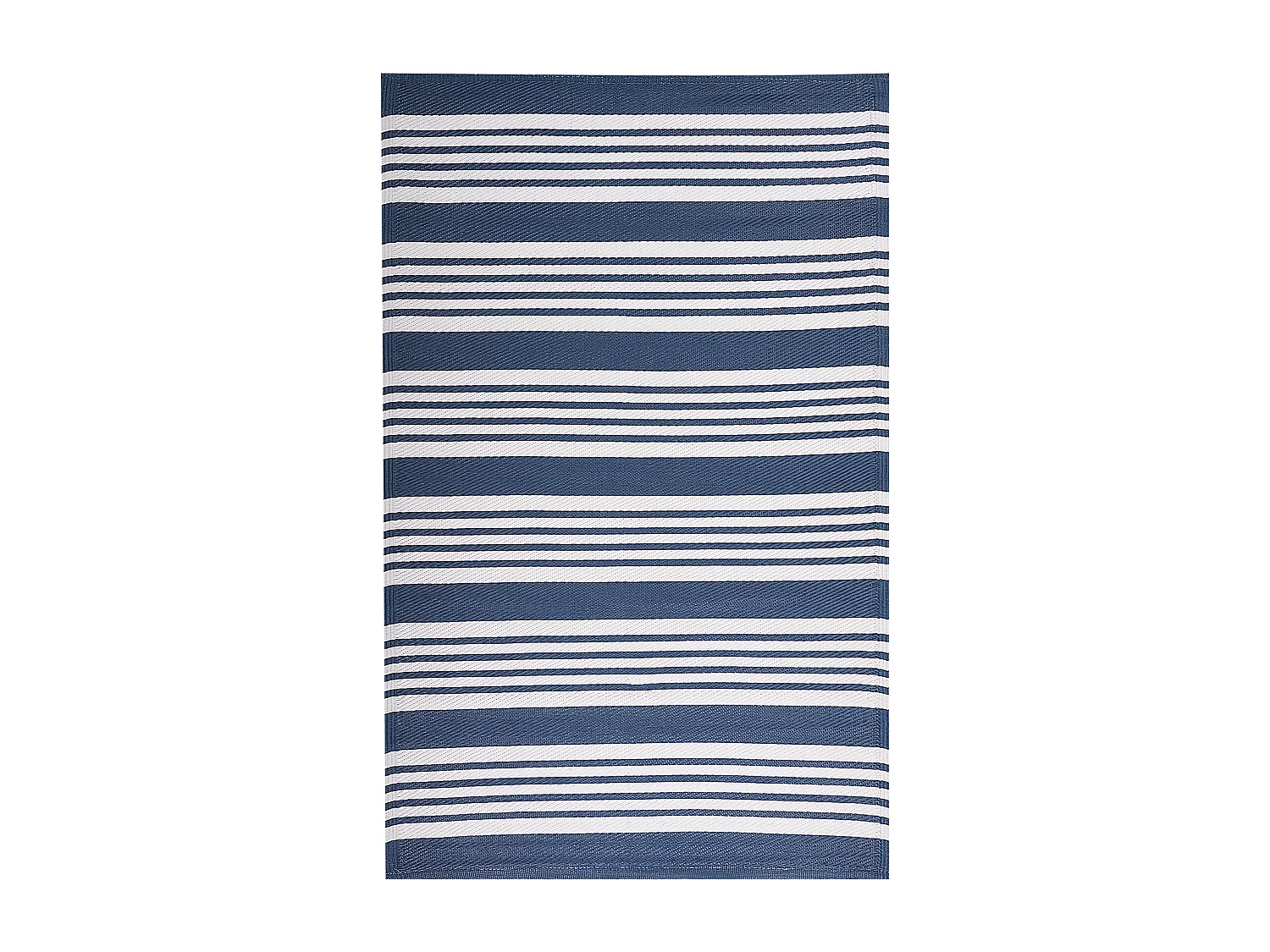 Tapis d'extérieur bleu foncé 120 x 180 cm ELURU