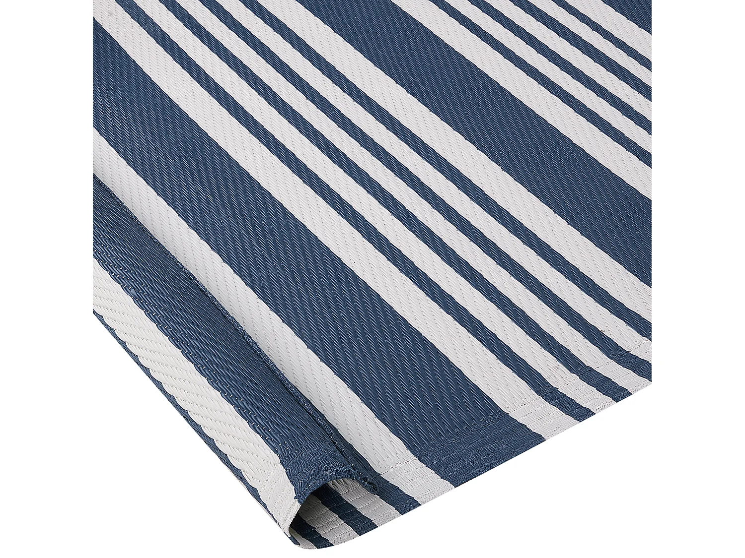 Tapis d'extérieur bleu foncé 120 x 180 cm ELURU