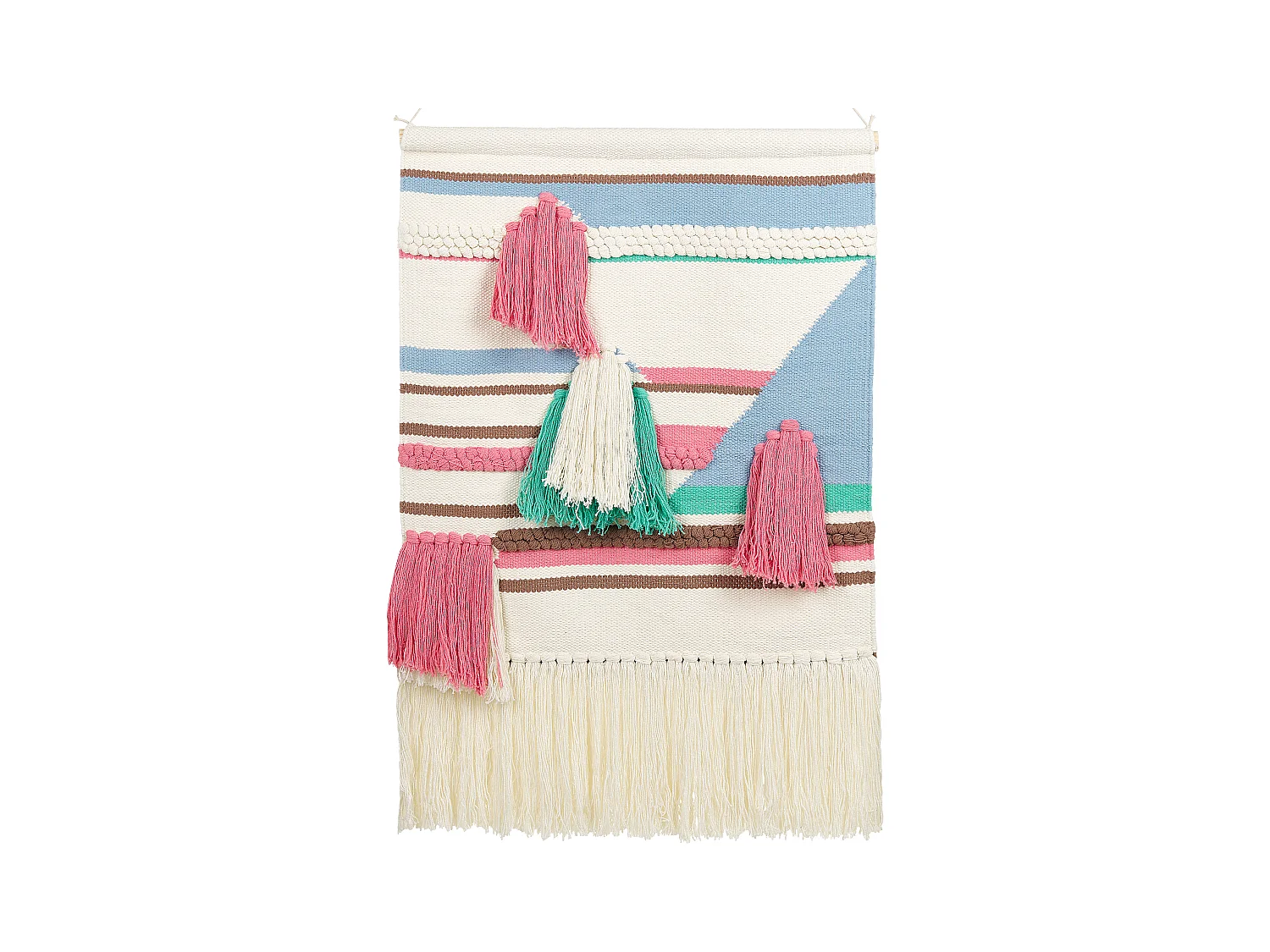 Stoffen wanddecoratie MOOLA Katoen 109 cm Lichtbeige