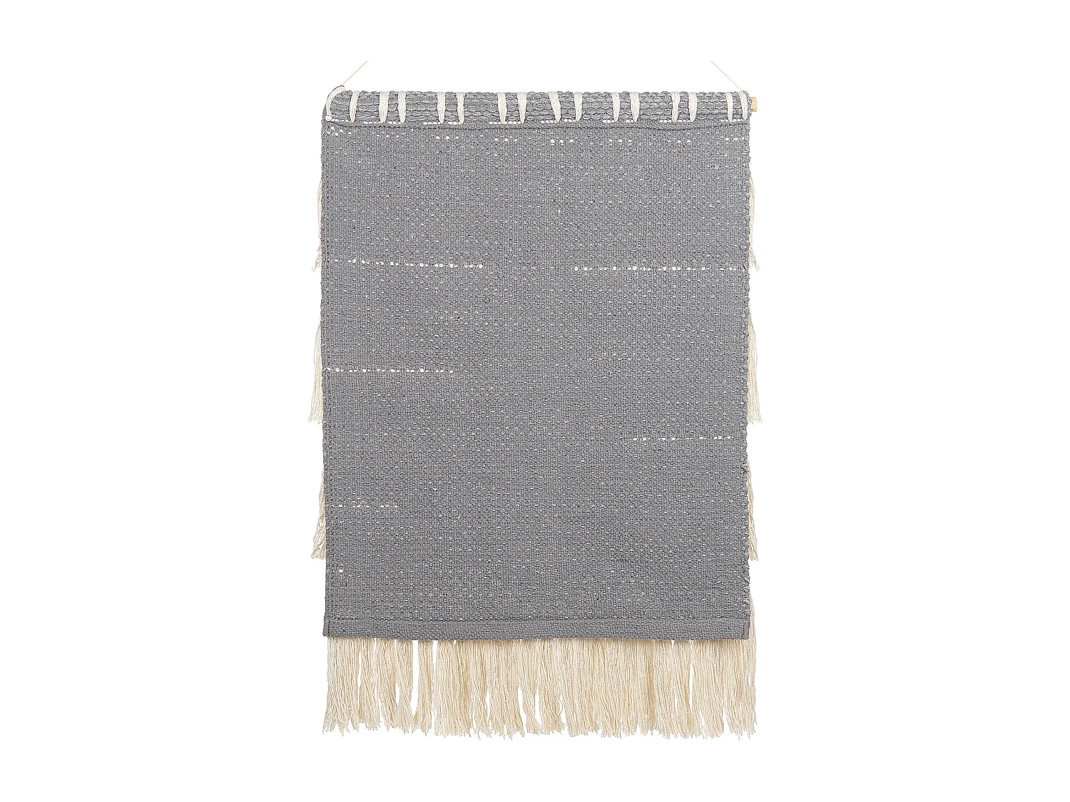Suspension murale en tissu MAHRI Coton 106 cm Gris