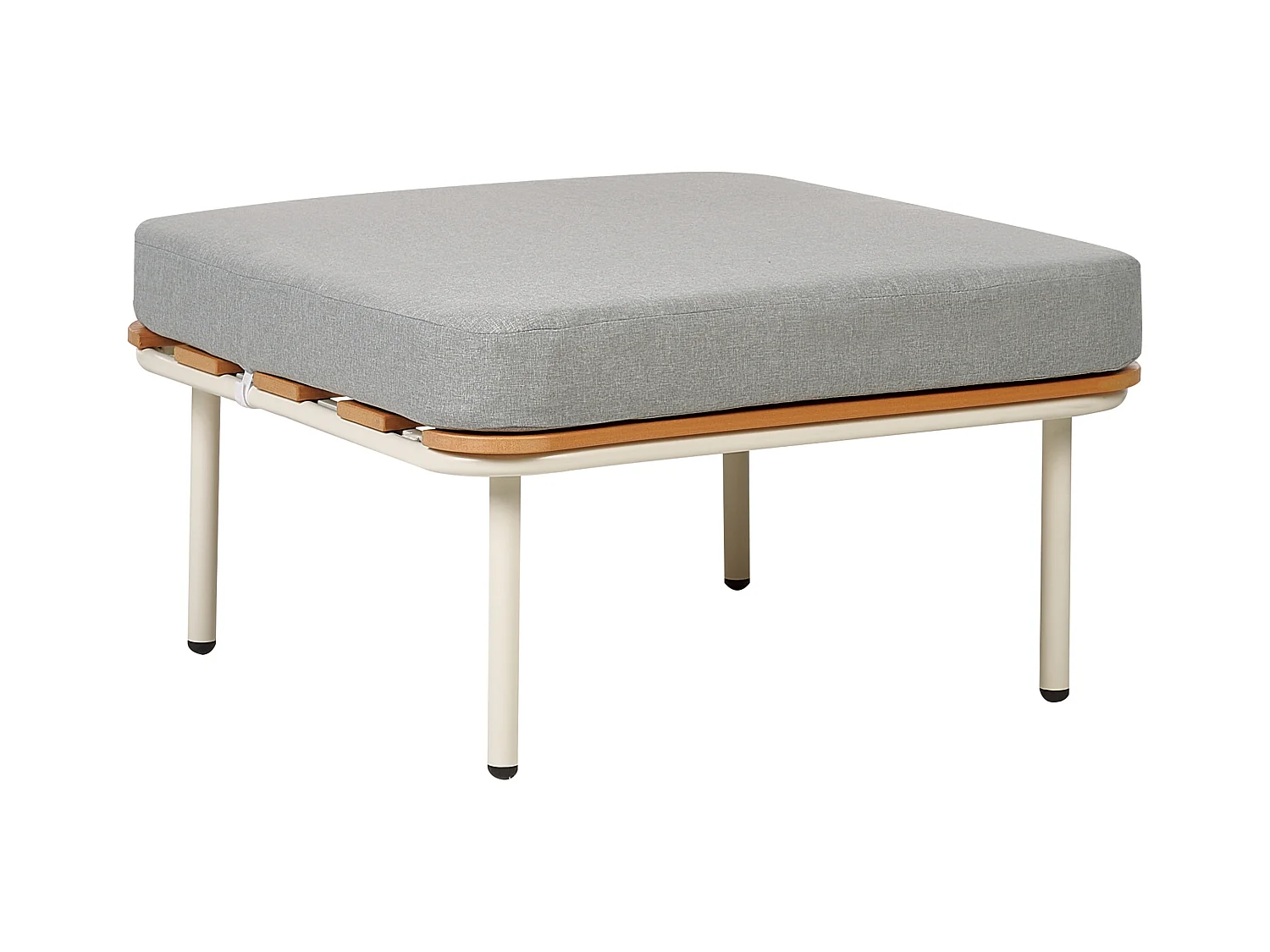 Ottoman de jardin SENISE Métal Gris