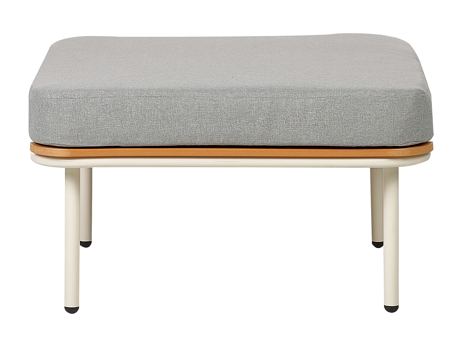 Ottoman de jardin SENISE Métal Gris