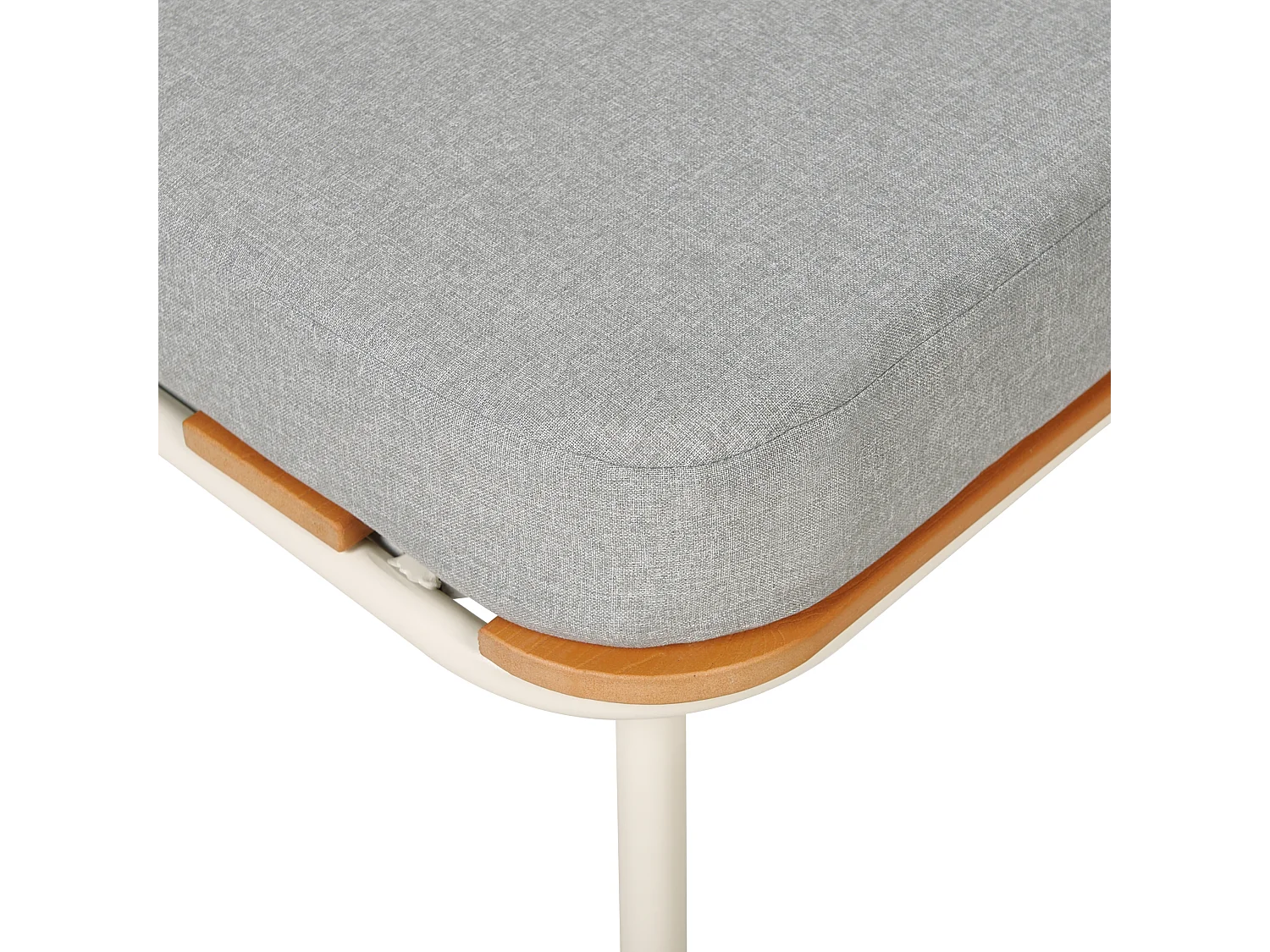 Tuin ottomaan SENISE Metaal Grijs