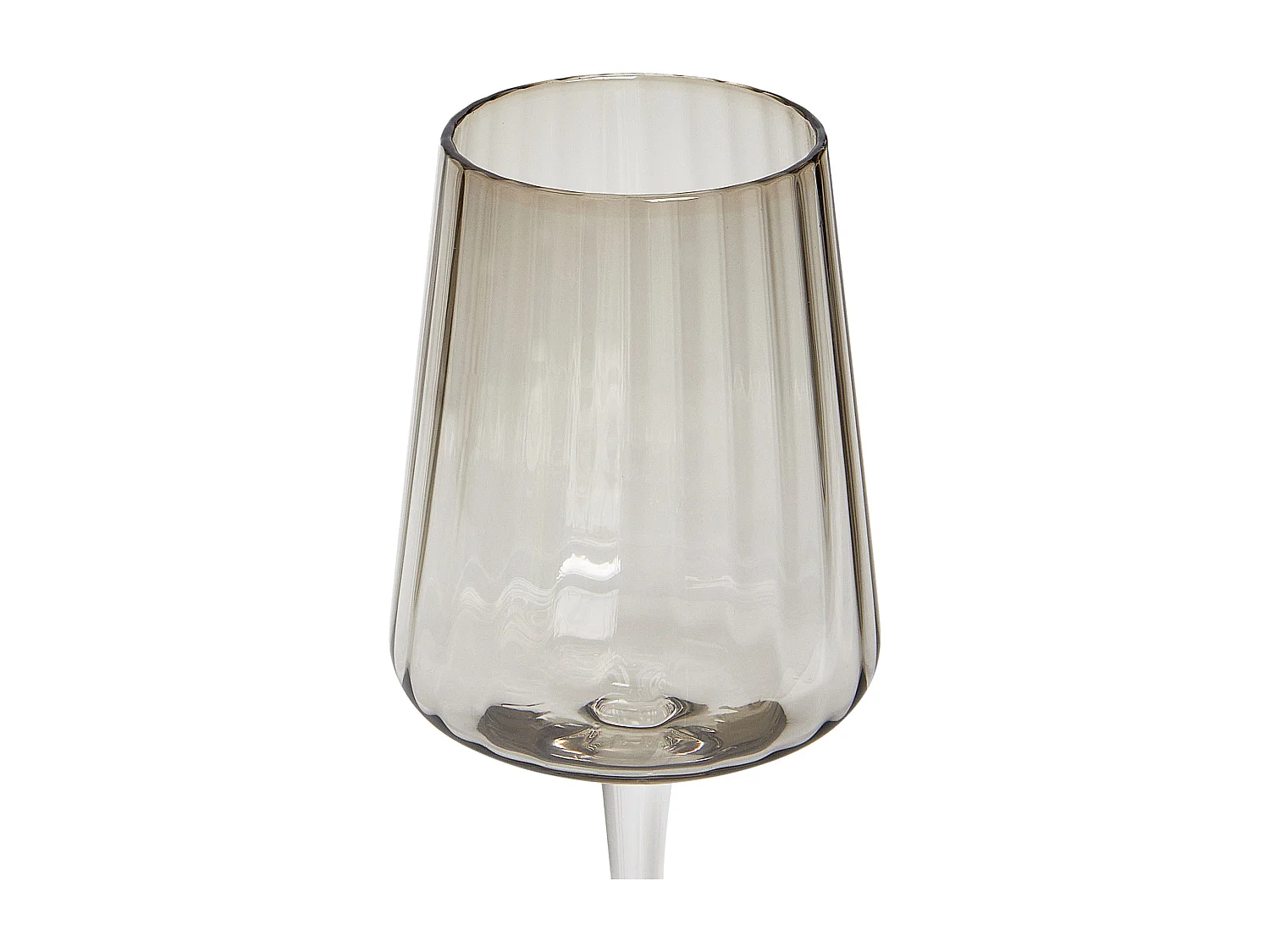 Lot de 4 verres à vin QUARTZ 360 ml Gris