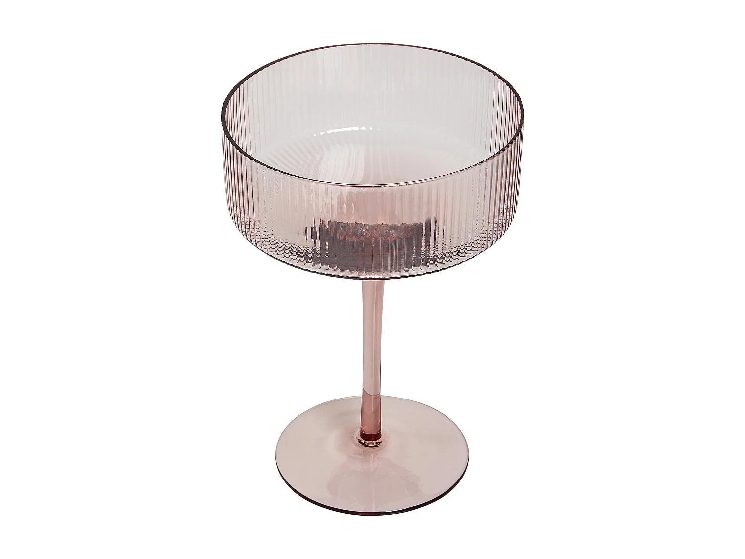 Lot de 4 coupes à champagne AMETHYST 330 ml Rose