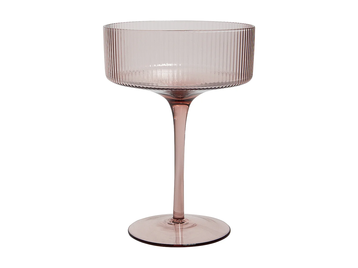 Lot de 4 coupes à champagne AMETHYST 330 ml Rose