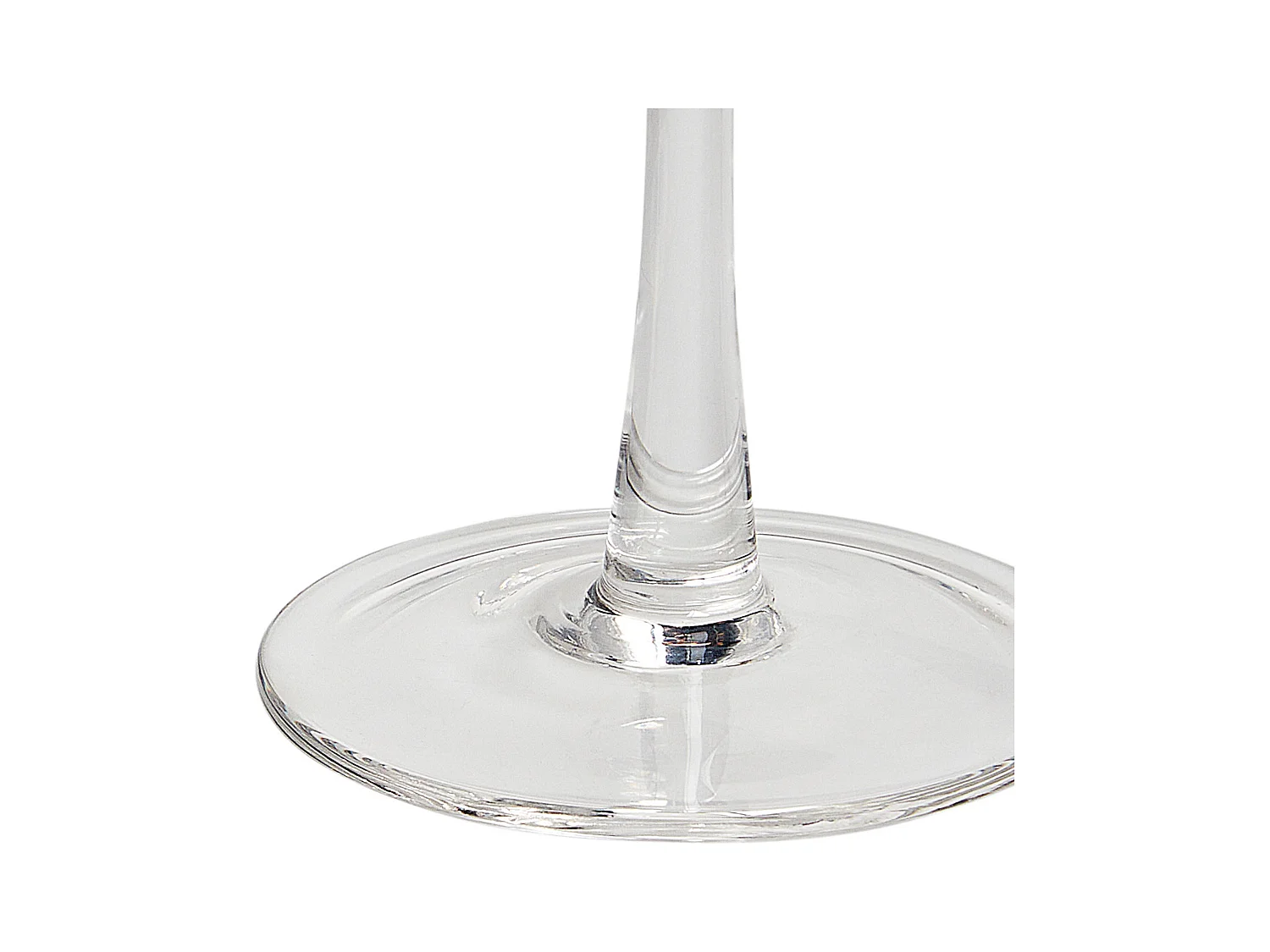 Conjunto de 4 copas de champán TOPAZ 250 ml Transparente