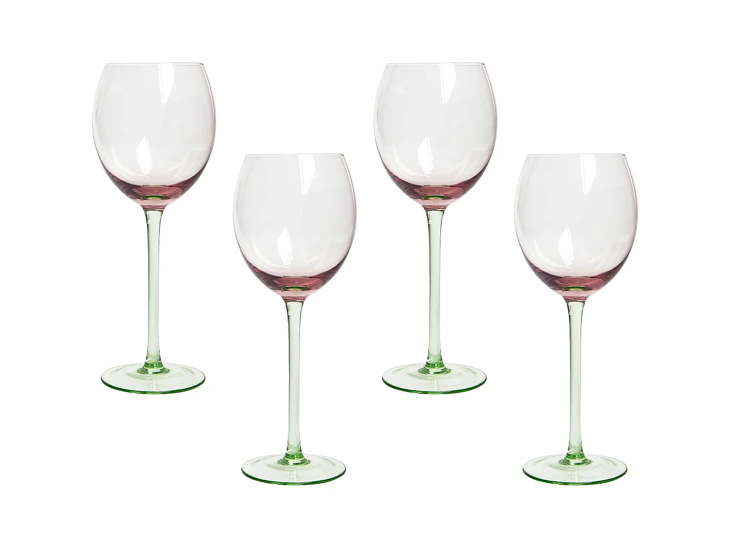 Weingläser im 4er Set DIOPSIDE 360 ml Rosa