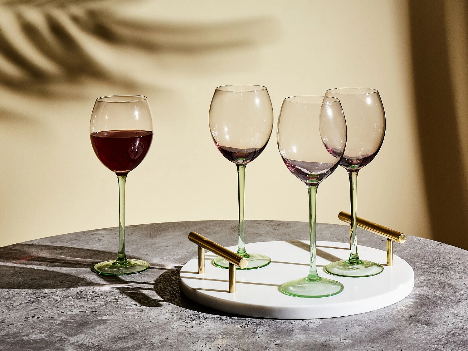 Lot de 4 verres à vin DIOPSIDE 360 ml Rose