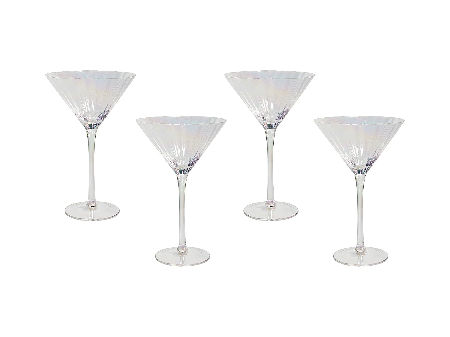 Lot de 4 verres à Martini MORGANITE 220 ml Transparent