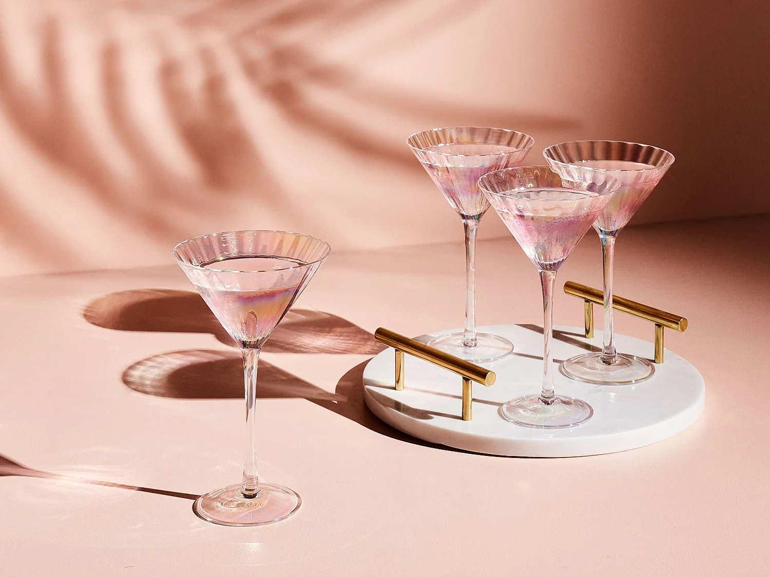 Martini Gläser im 4er Set MORGANITE 220 ml Transparent