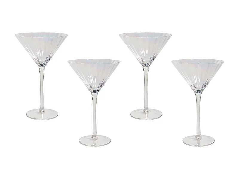 Lot de 4 verres à Martini MORGANITE 220 ml Transparent