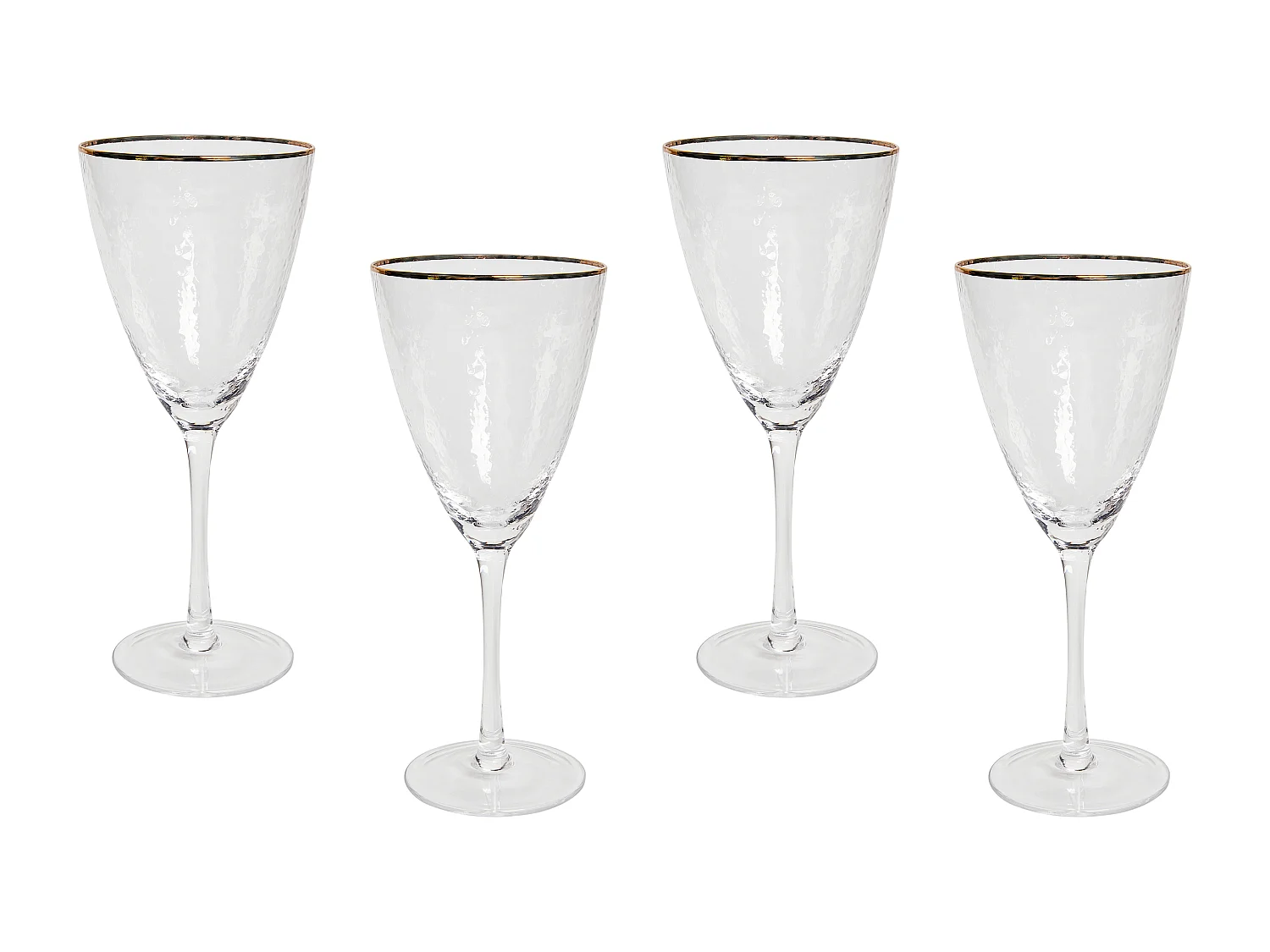 Lot de 4 verres à vin TOPAZ 380 ml Transparent