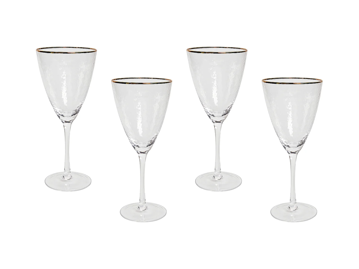 Lot de 4 verres à vin TOPAZ 380 ml Transparent