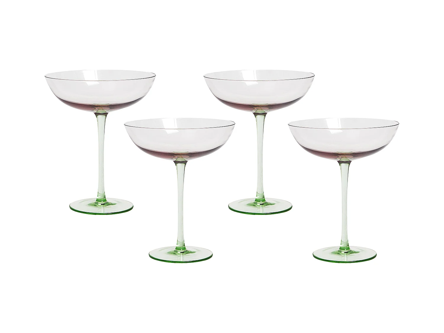 Lot de 4 verres à Martini DIOPSIDE 250 ml Rose