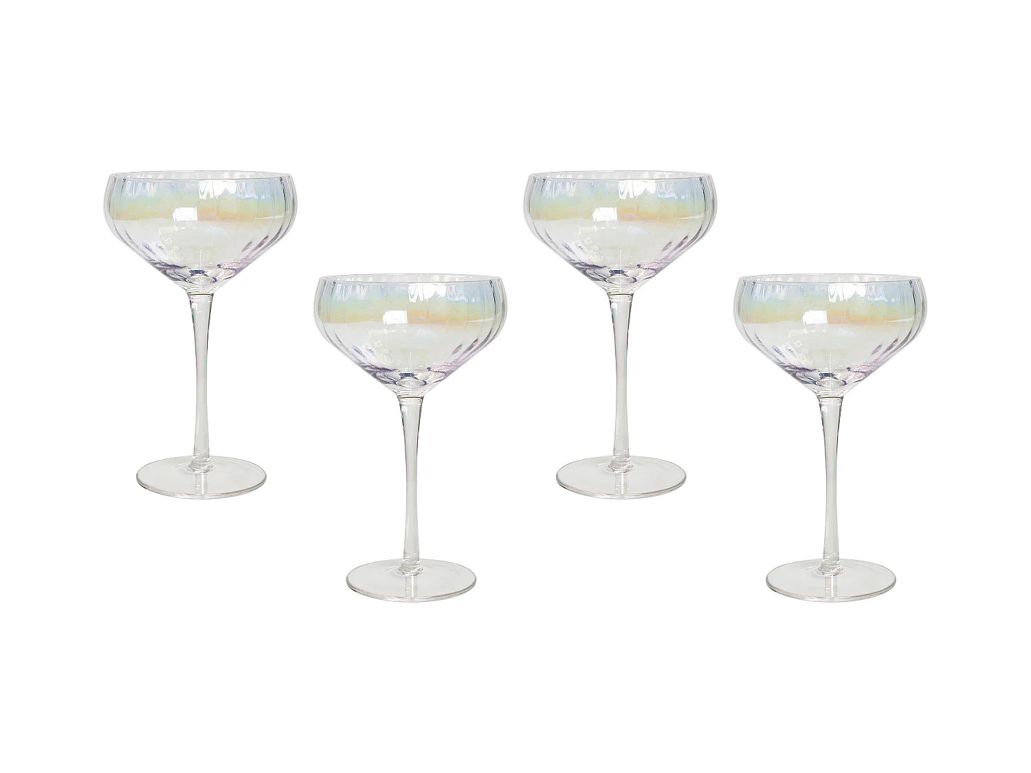 Lot de 4 coupes à champagne MORGANITE 300 ml Transparent