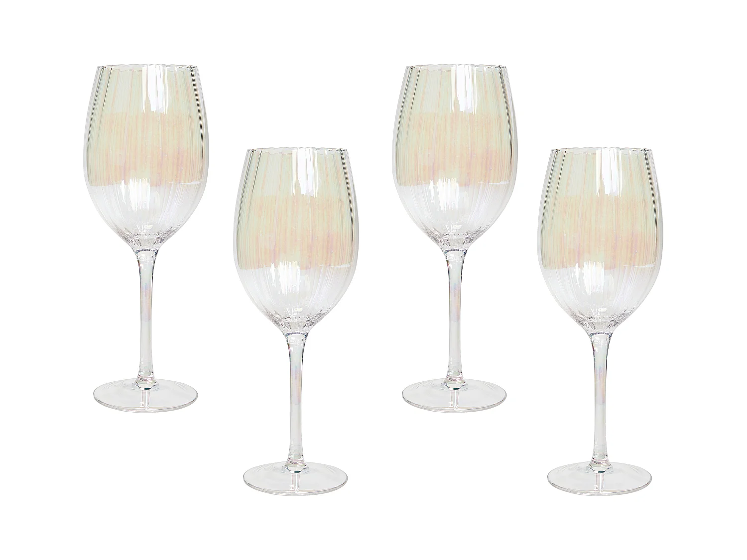 Weingläser im 4er Set MORGANITE 530 ml Transparent