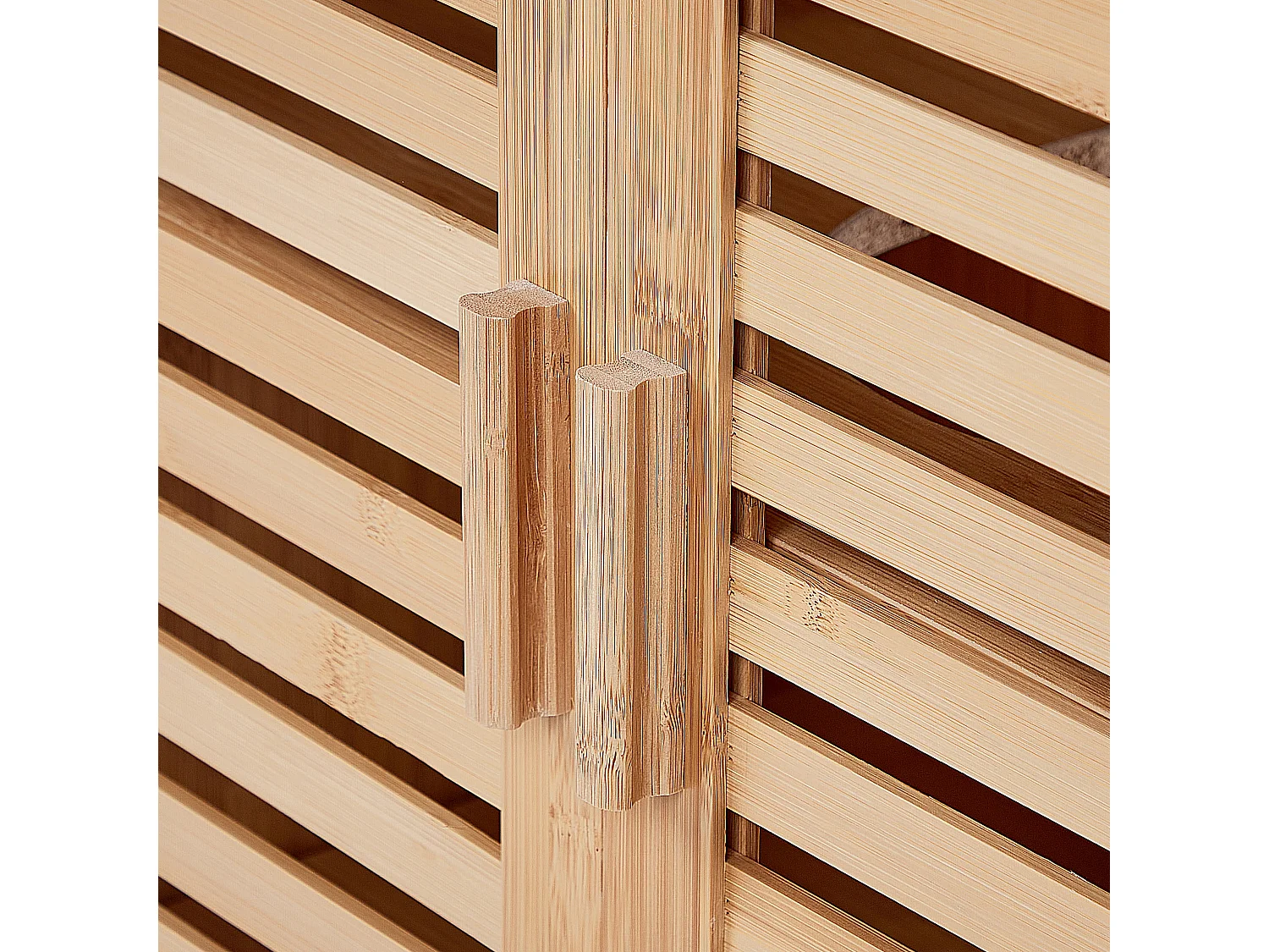 Mobile per lavabo MISSOULA Legno di bambù 60 cm Marrone chiaro