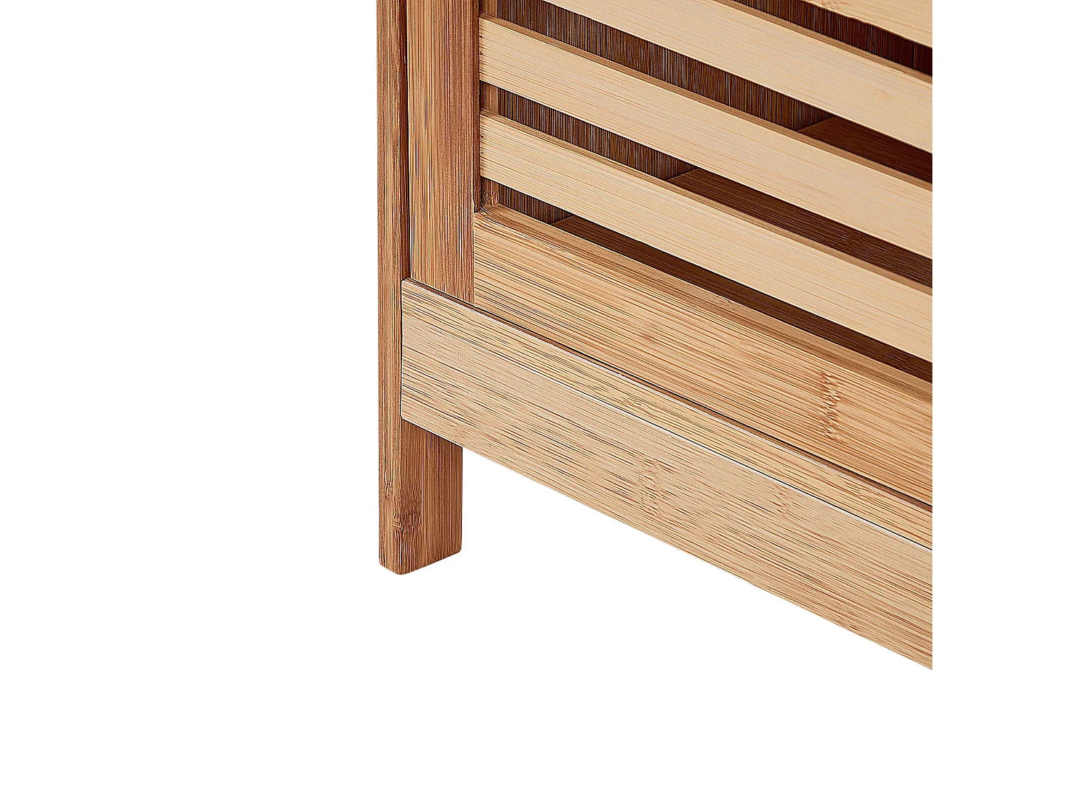 Meuble-lavabo MISSOULA Bambou 60 cm Marron clair