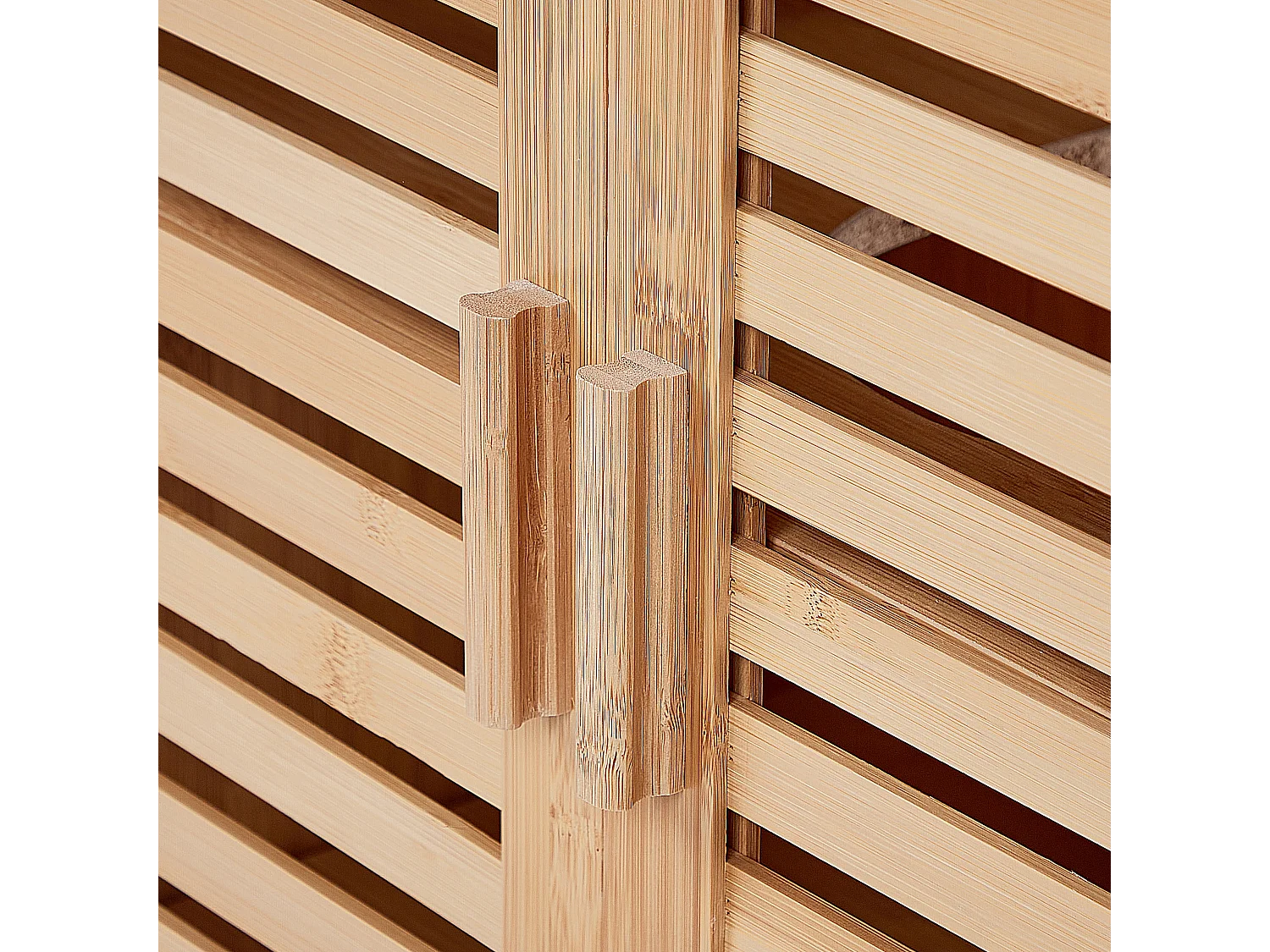 Waschbeckenunterschrank MISSOULA Bambusholz 60 cm Hellbraun