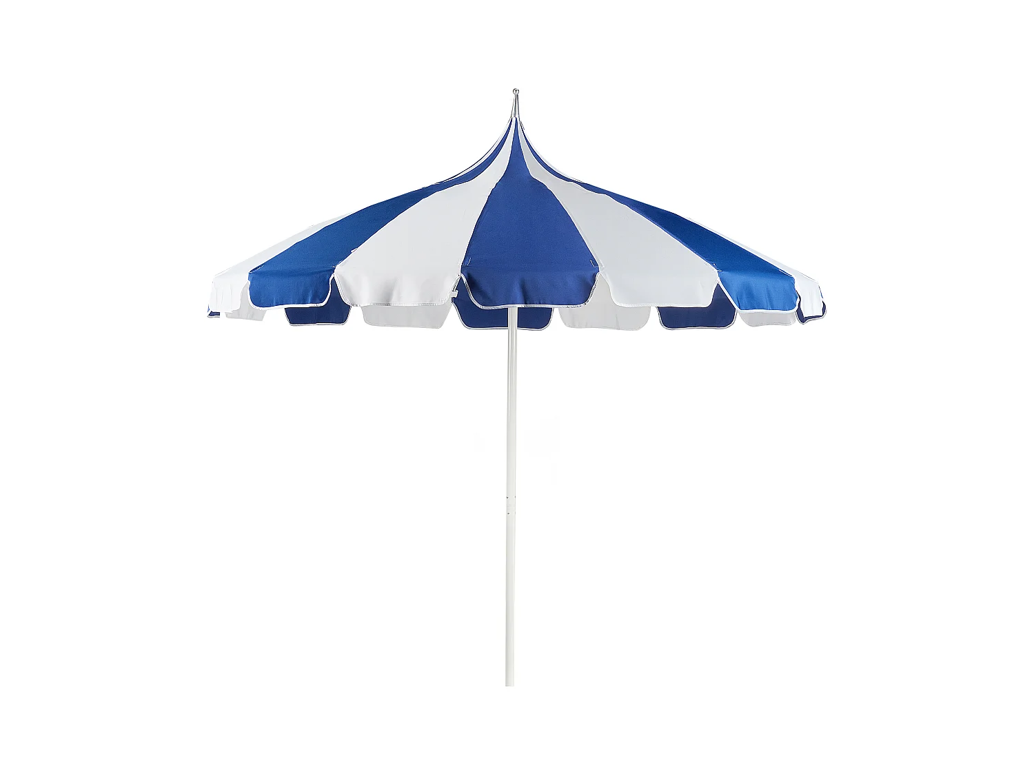 Parasol 245 cm MINOA Wit/blauw
