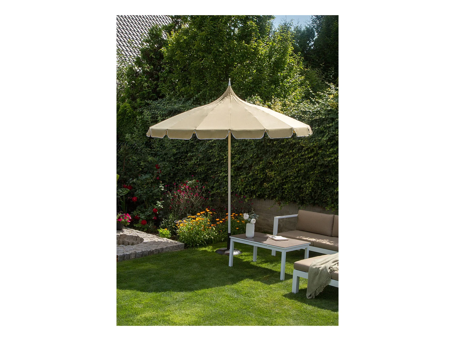 Marktschirm 245 cm MINOA Beige