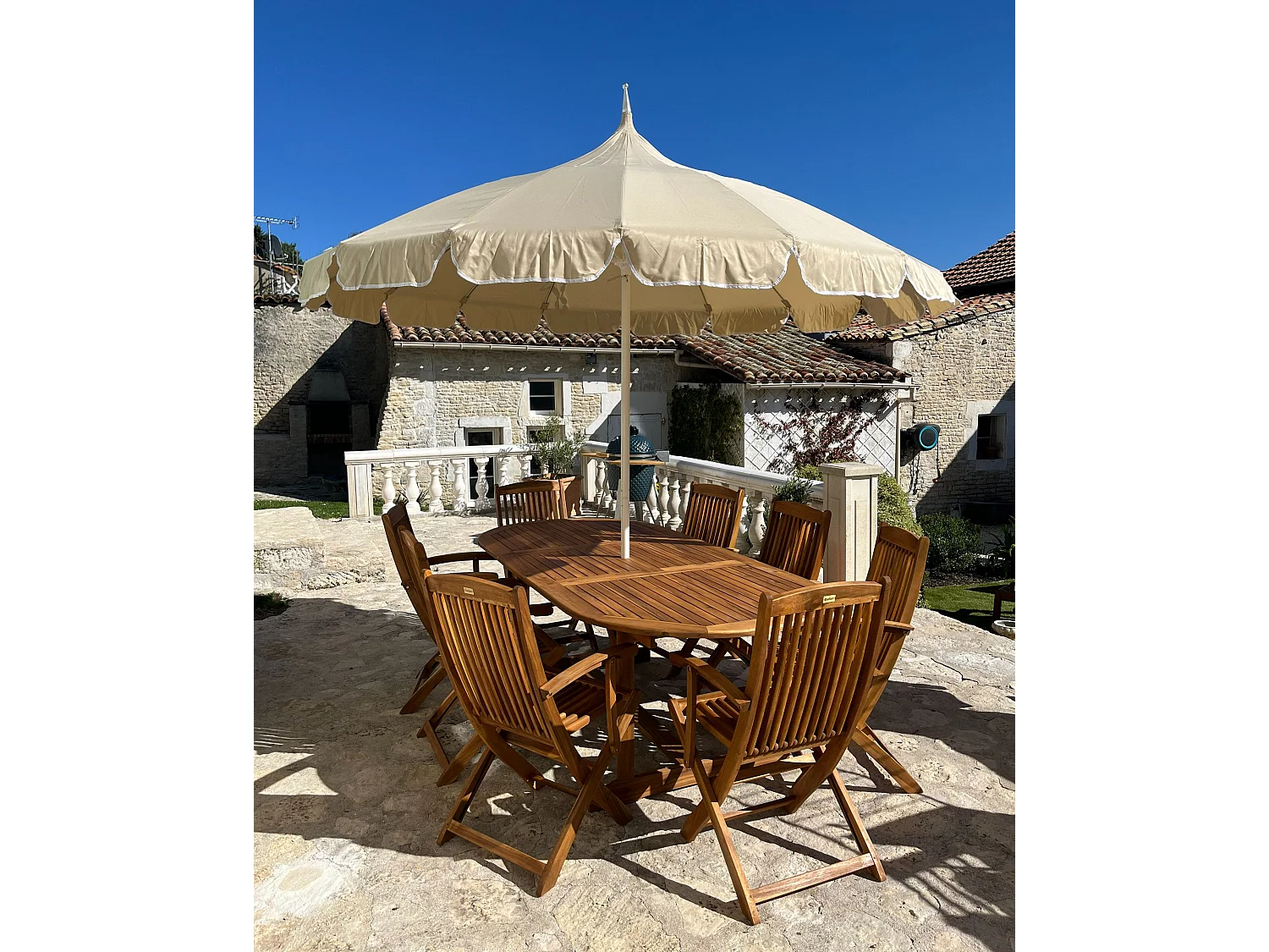 Marktschirm 245 cm MINOA Beige